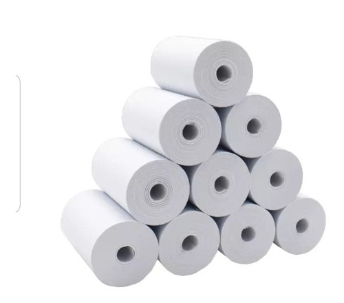 10 Rollos Papel Térmico 58mm