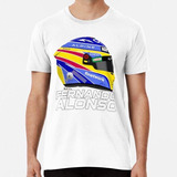 Remera Fernando Alonso - Casco Alpino 2021 Algodon Premium