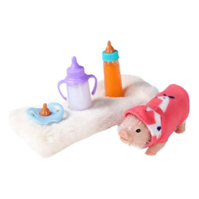 Mini Cerdito De Silicona De Juguete, Colección 5 Piezas
