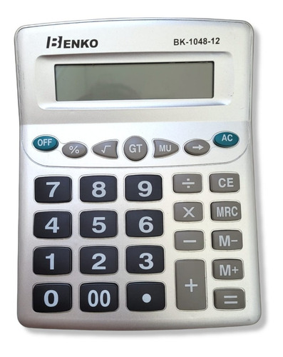 Kit 2 Calculadoras Eletrônica Escritório 12 Dígitos Grande