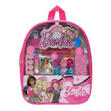 Set De Cosméticos Barbie 13 Piezas Mochila 