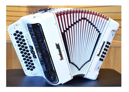 Acordeon Diatonico Fa Blanco 3 Registros 3412fawhg Farinelli