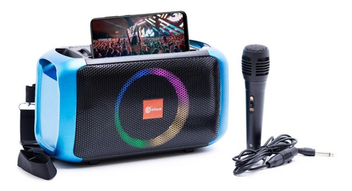 Parlante Xinua Portatil Bluetooth Karaoke Usb Rgb Microfono