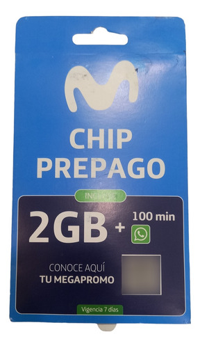  Prepago Movistar Chip 