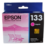 Cartucho Epson T133 Magenta Orig. T133320 Vencido 2018