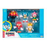 Sonic Personagens Colecionáveis Pack Com 5 Jakks Candide