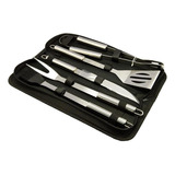 Set 5 Utensilios Para Asador Con Estuche