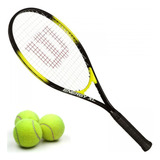 Raqueta De Tenis Wilson Energy Xl 112 Y Una Lata De Pelotas 