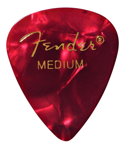 Paquete De Puas Fender Premium Celluloid 12 Pack Medium Rm