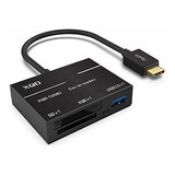 Usb 3 0 Tipo C Usb Sd Xqd Lector De Tarjetas Cable Adap...