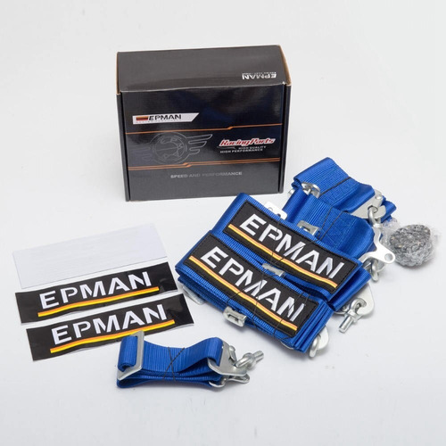 Cintos 5 Puntas Competicion Azul Camlock Epman 