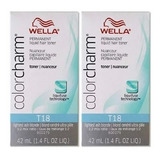 Wella Toner Color Charm T18 Kit 2 Pack