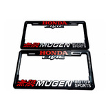 Par (2) Portaplacas Universal Honda Civic Mugen