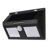 Lampara Chips Led Solar 18w Exterior Pared