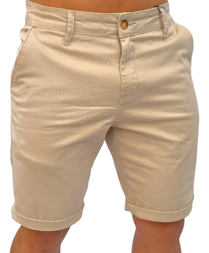  Bermuda Sarja Masculino Luxo Premium Short