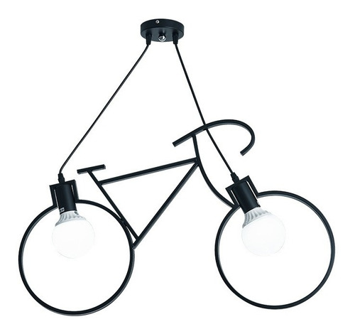 Lampara Colgante Techo Diseño Bicicleta 
