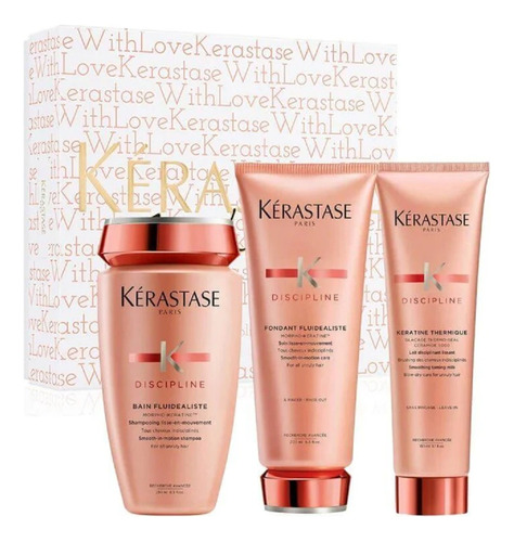 Envio Gratis Cofre Kit Kerastase Discipline - 3 - Productos