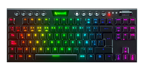 Teclado Mecánico 80% Redragon Horus Rgb Wireless Switch Red