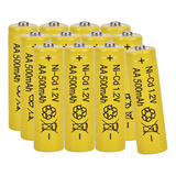 Paquete De 12 Baterias Recargables De Niquel Cadmio De 1.2 V