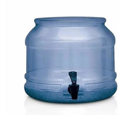Porta Garrafón Vitrolero Dispensador Bebidas Azul Con Llave