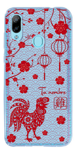 Funda Para Zte Horóscopo Chino Gallo Con Tu Nombre