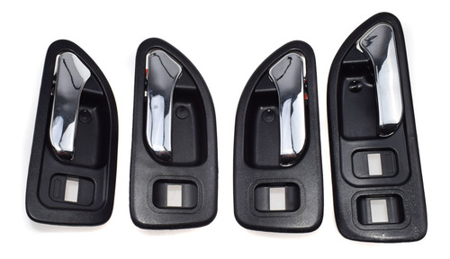 4pcs Pomo De Puerta Interior Fh Y Rh Para Honda Accord 94-97