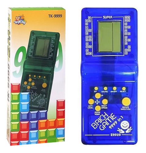 Kit 2 Mini Game 9999 Jogos Tetris Cobrinha Clássico Portátil