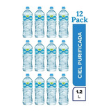Paquete De 12 Botellas De Agua Ciel 1,2 Litros