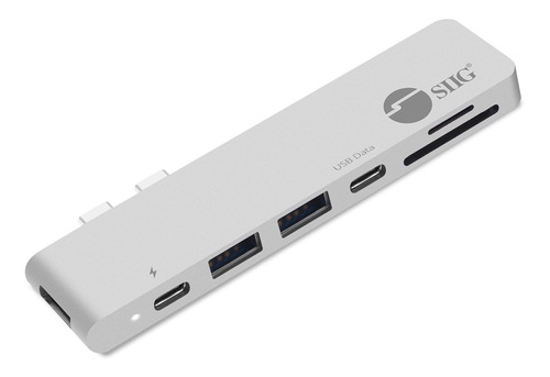 Siig Thunderbolt 3, Hub Usb Tipo C De Aluminio Con Hdmi 4k 3