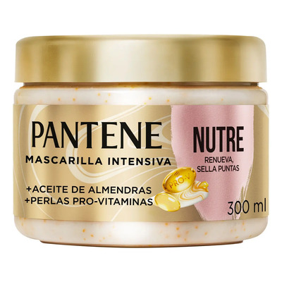 Mascarilla para cabello Pantene Nutre, Renueva y Sella Puntas con Aceite de Almendras 300 ml | MercadoLibre