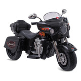 Moto Elétrica Infanti King Rider Black Bandeirante Harley