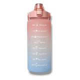 Botella Motivacional Botellon 2 Litros Degrade  Agua Medidor