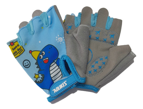 Guantes Medio Dedo Para Niños Y Niñas - Ciclismo - Scooter