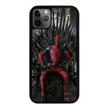 Funda Uso Rudo Tpu Para iPhone Deadpool Marvel Heroe Moda 03