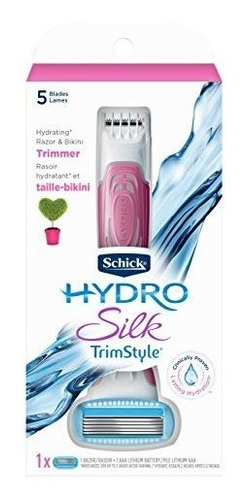 Navaja De Afeitar Schick Hydro Silk Trimstyle Para Mujeres C