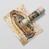 Lienzo De Algodón Virgen De Guadalupe - Solo Tela 110x150cm