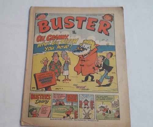 Historieta Antiguo * Buster * Ingles Raras Coleccion 20 Octu