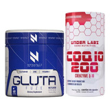 Combo Glutafuze Glutamina 300g + Coenzima Q10 Coq10 90 Caps