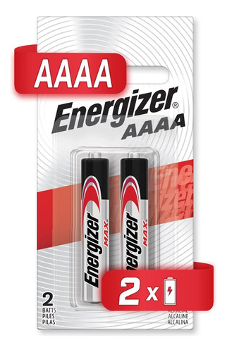 Pila Energizer Alcalina Aaaa C/2