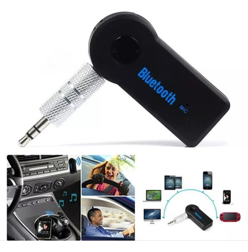 Receptor Auxiliar Bluetooth Aux 3.5 Auto Coche Manos Libres