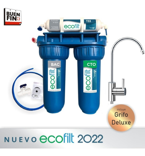 Filtro De Agua Purificador Doméstico Ultrafiltración Ecofilt