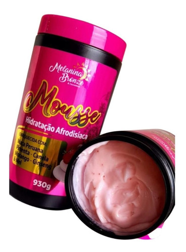 Mousse Hidratação Afrodisíaca Melanina Bronze 930g