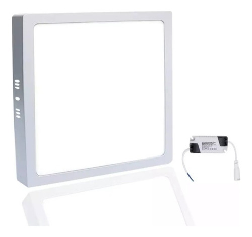 Kit 10 Painel Plafon Sobrepor Quadrado Led 32w Bivolt 30x30