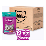 Whiskas Premios Para Gato Mix De Proteinas 12 Pack 60gr C/u