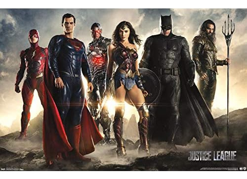 Dc Comics Movie - Justice League - Group Wall Poster, 2...