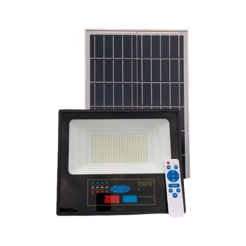 2x Reflector 208led C/panel Solar C/remoto 200w Envio Gratis