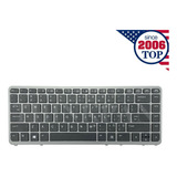 New Us Backlit Keyboard No Pointer For Hp Elitebook 840  Aab