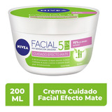 Crema Facial Hidratante Nivea 5 En 1 Efecto Mate Para Piel Grasa 200 Ml