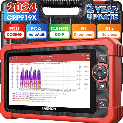 Launch - Escáner Obd2 X431 Crp919x: Herramienta De Escaneo