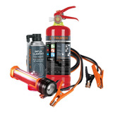 Kit Seguridad Auto Extintor Literna Emergencia + Accesorios